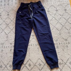 FIGS Navy High Waisted Joggers